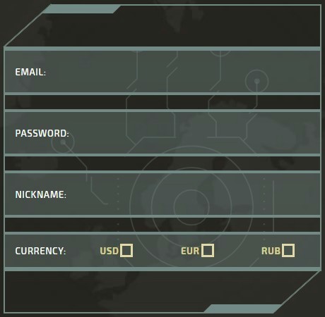 Регистрация на официальном сайте